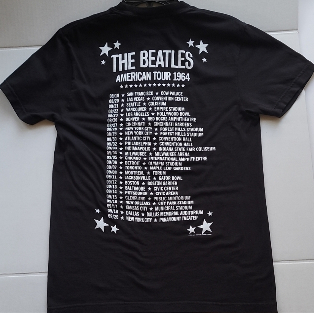 The Beatles Starry Black Tee